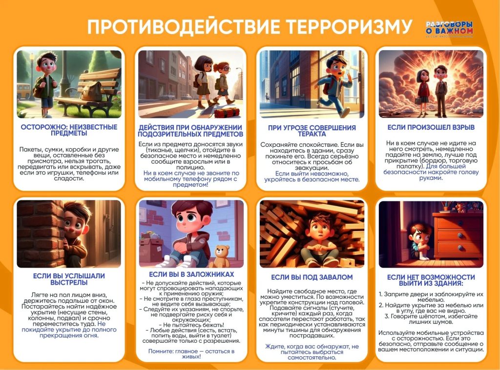 Памятка для учащихся «Противодействие терроризму»